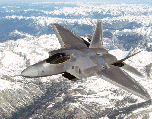Lockheed Martin's F-22 Raptor.gif